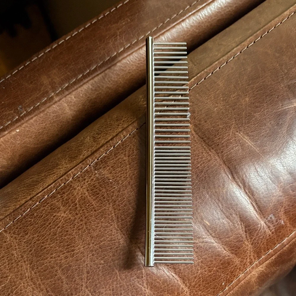 Dog Dual-Sided Grooming Brush and Comb Set -